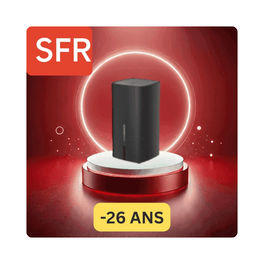 Box 5G SFR -26 ans : internet illimité, sans engagement et à prix réduit