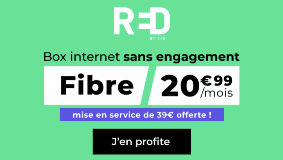 RED Fibre : une offre complète à prix fixe