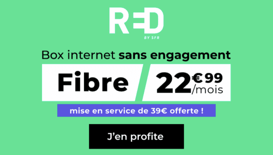 Tout ce que Vous Obtenez avec la Box RED Fibre