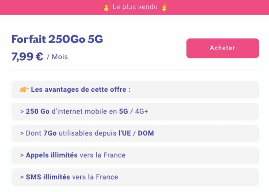 Lebara 250Go 5G : un forfait taillé pour les gros consommateurs de data