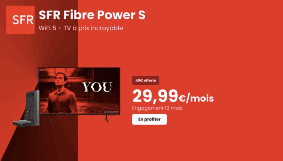 SFR Fibre Power S : ce que comprend l’offre