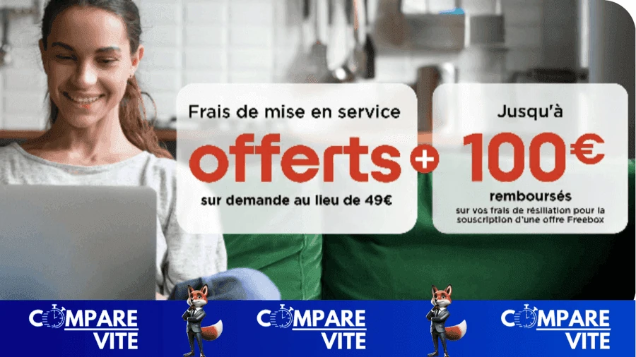 Free rembourse désormais les frais de mise en service de 49€ pour ses nouveaux abonnés Freebox !