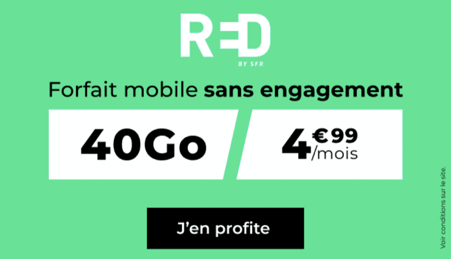 RED 40 Go – Détails de l’offre