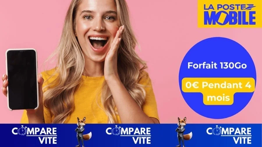 La Poste Mobile 130 Go : un forfait généreux à petit prix