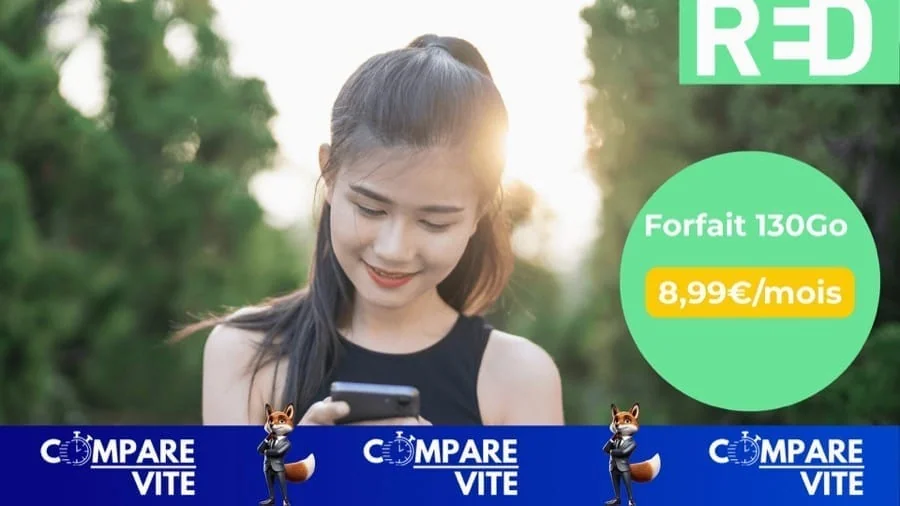 RED by SFR 100 Go 5G : un forfait complet à 8,99 €/mois