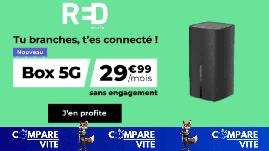 RED Box 5G : Une alternative haut débit sans engagement