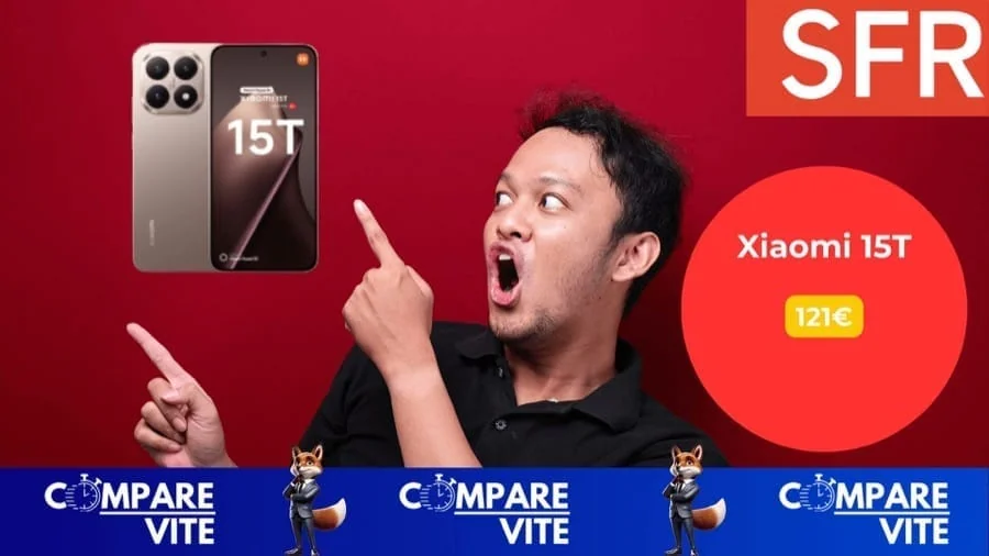 Xiaomi 15T 256 Go à prix réduit chez SFR avec forfait 5G
