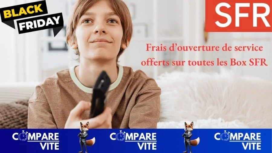 Black Friday : SFR rembourse vos frais de mise en service sur toutes ses box !
