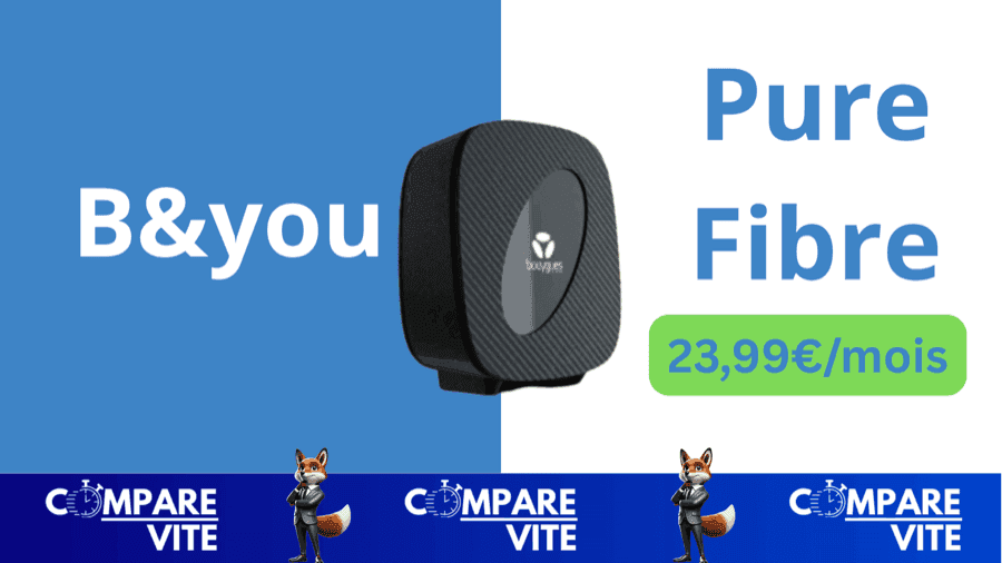 B&You – Pure Fibre : une connexion ultra-rapide, sans engagement et au meilleur prix