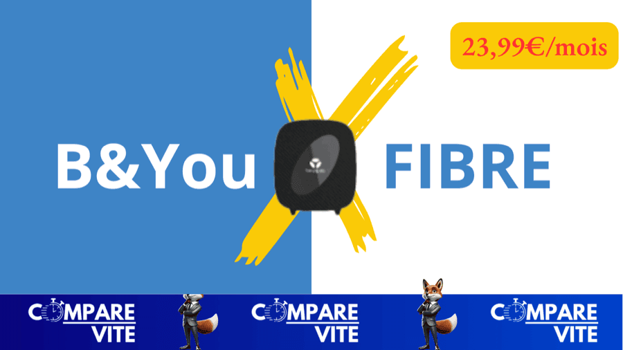 B&You Pure Fibre : la fibre très haut débit sans engagement et à prix maîtrisé