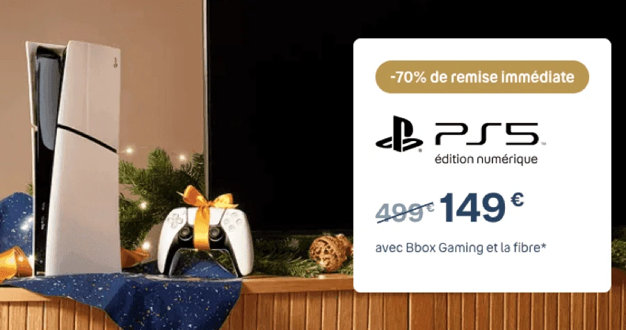 Cette offre Bouygues fait tomber le prix de la PS5… et Noël peut commencer maintenant
