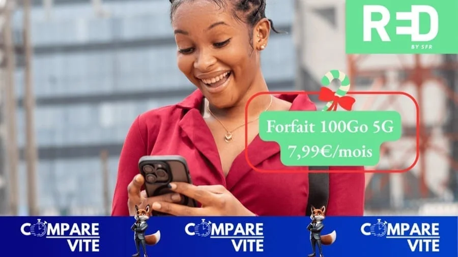 L’offre RED 100 Go 5G à 7,99€ : le forfait qui écrase la concurrence