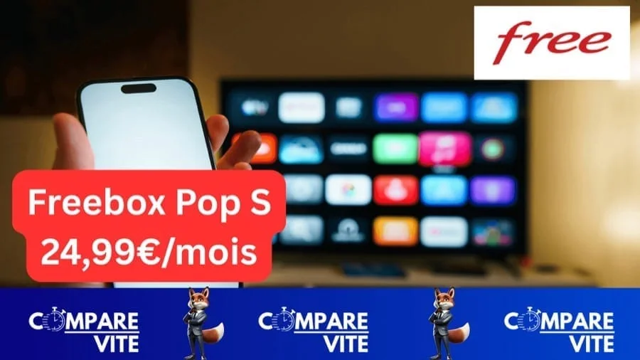 Freebox Pop S à 24,99€/mois : la fibre sans engagement avec Wi-Fi 7