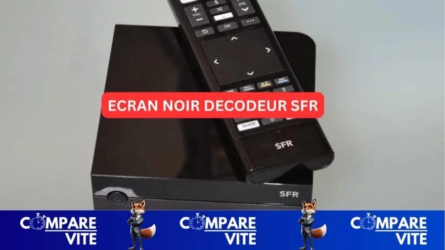 Pourquoi mon décodeur SFR reste bloqué sur écran noir ?