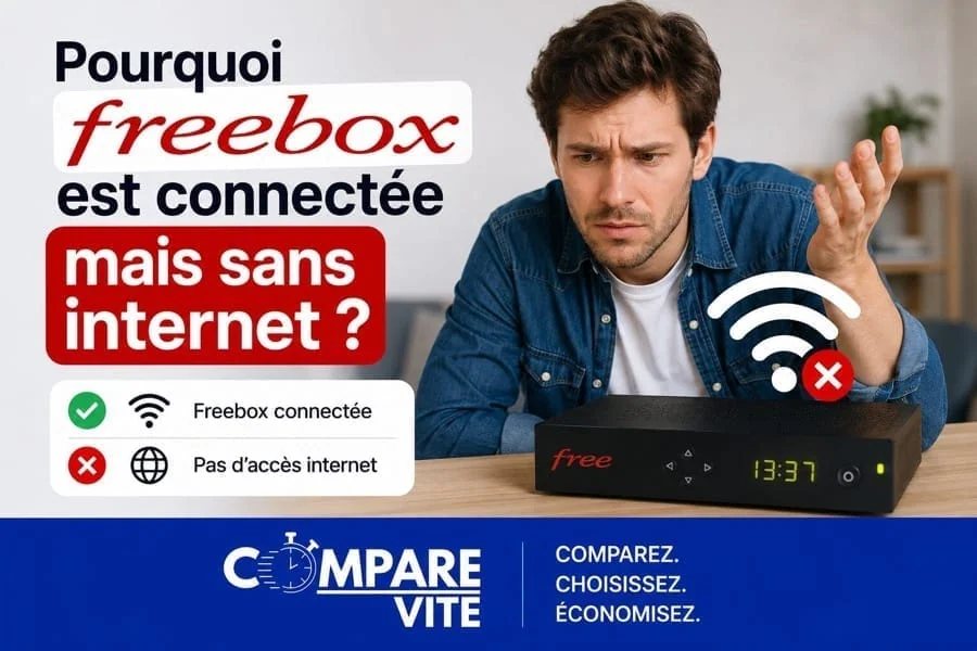 Pourquoi ma Freebox est connectée mais sans internet ?
