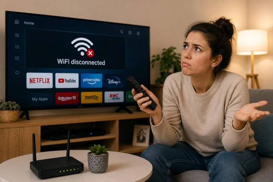 Pourquoi ma Smart TV perd le WiFi toute seule ?