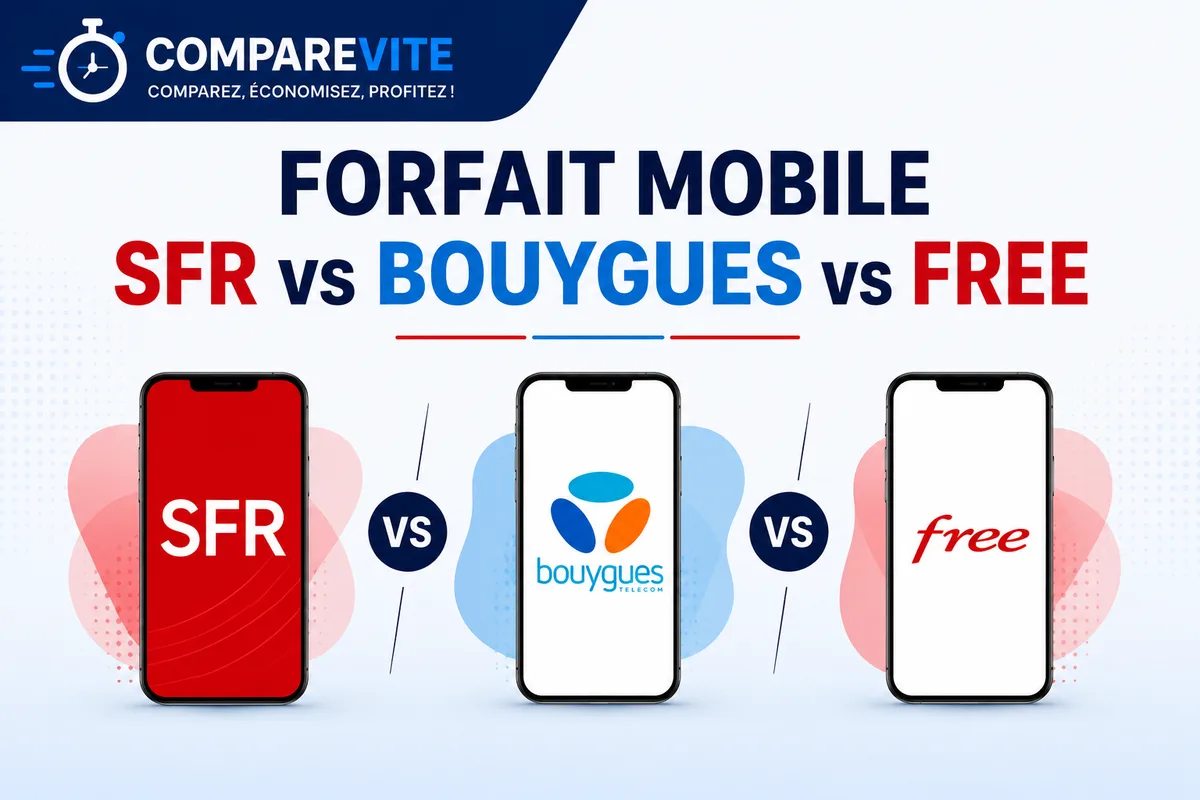 Forfait SFR vs Bouygues vs Free : lequel choisir ?
