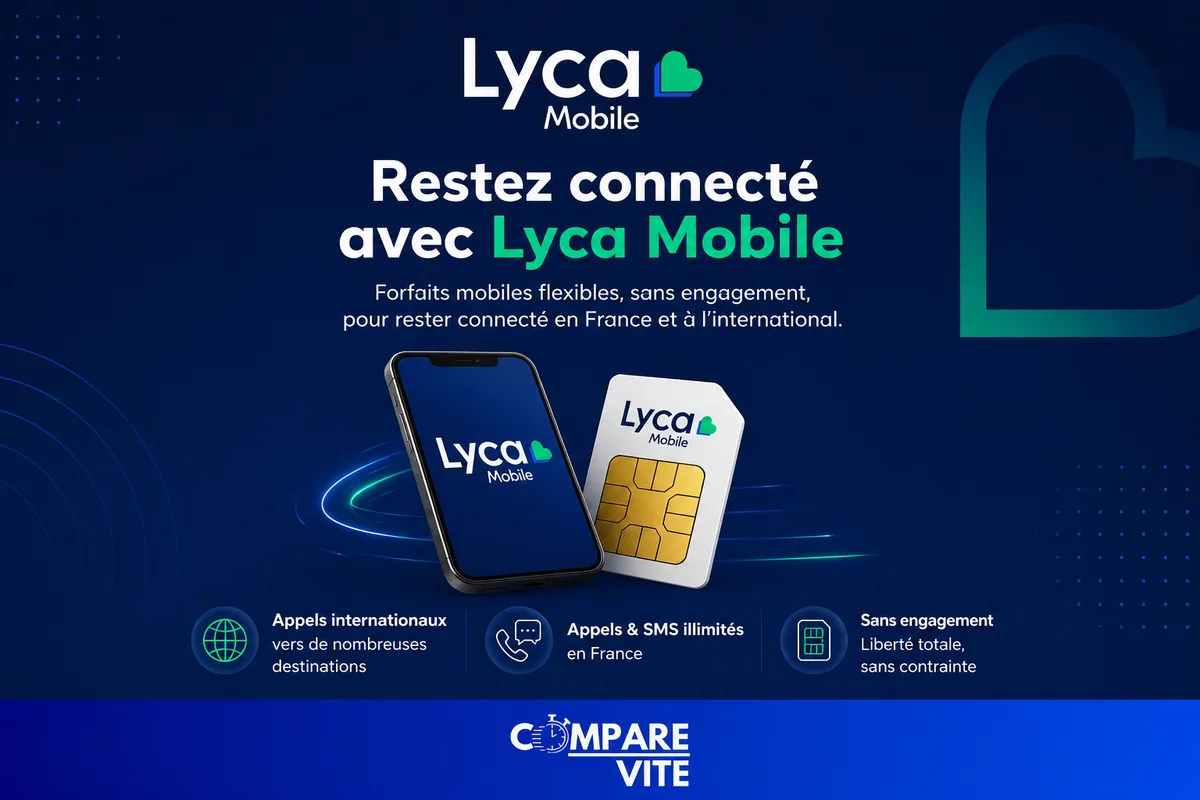 Les 3 meilleures offres Lyca Mobile