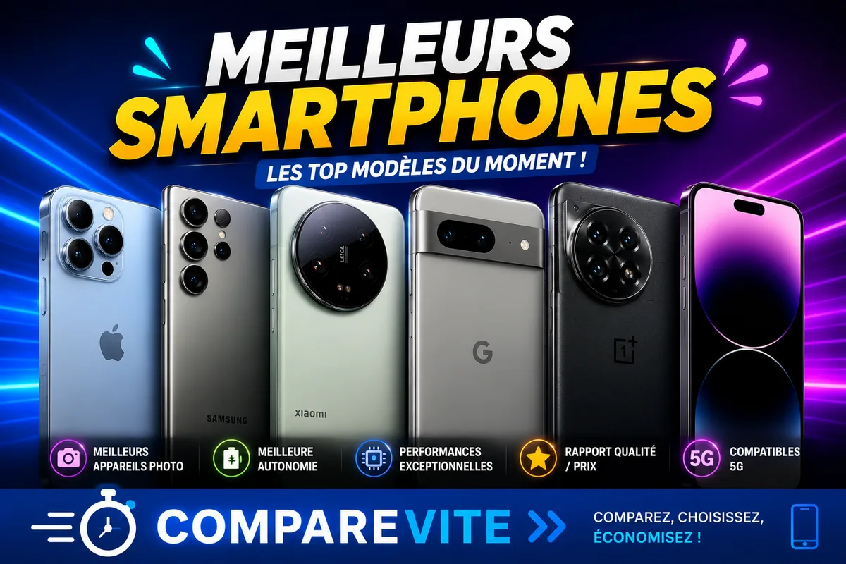 Notre sélection des meilleurs smartphones avec forfait de juin 2026