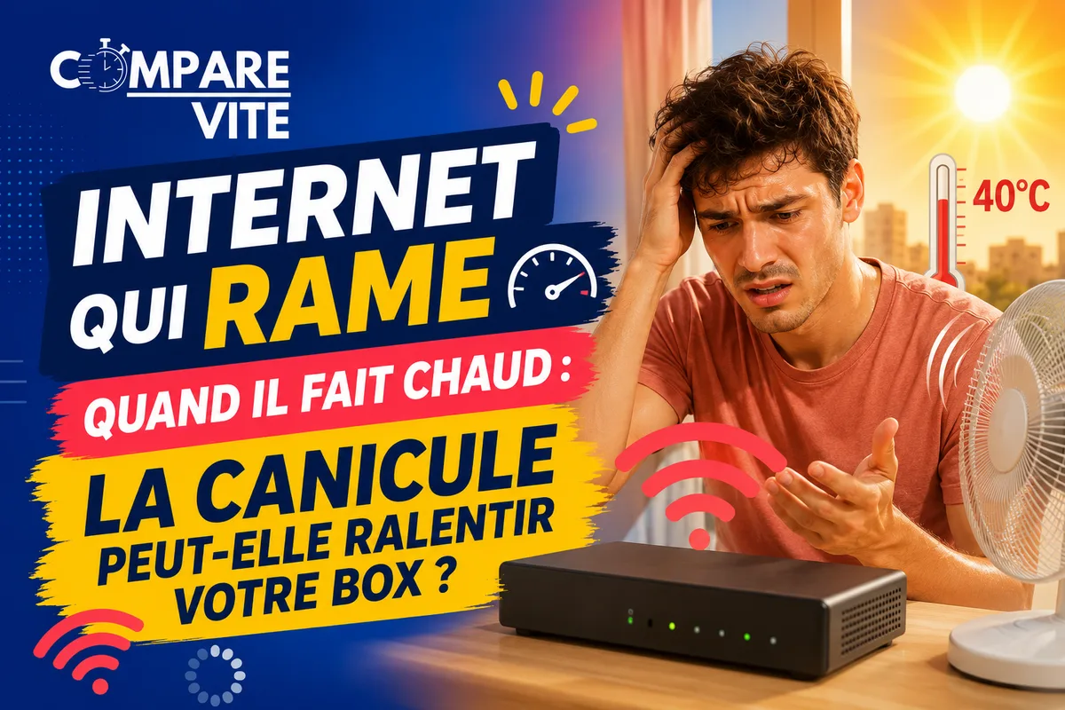 Internet qui rame quand il fait chaud : la canicule ralentit-elle votre box ?