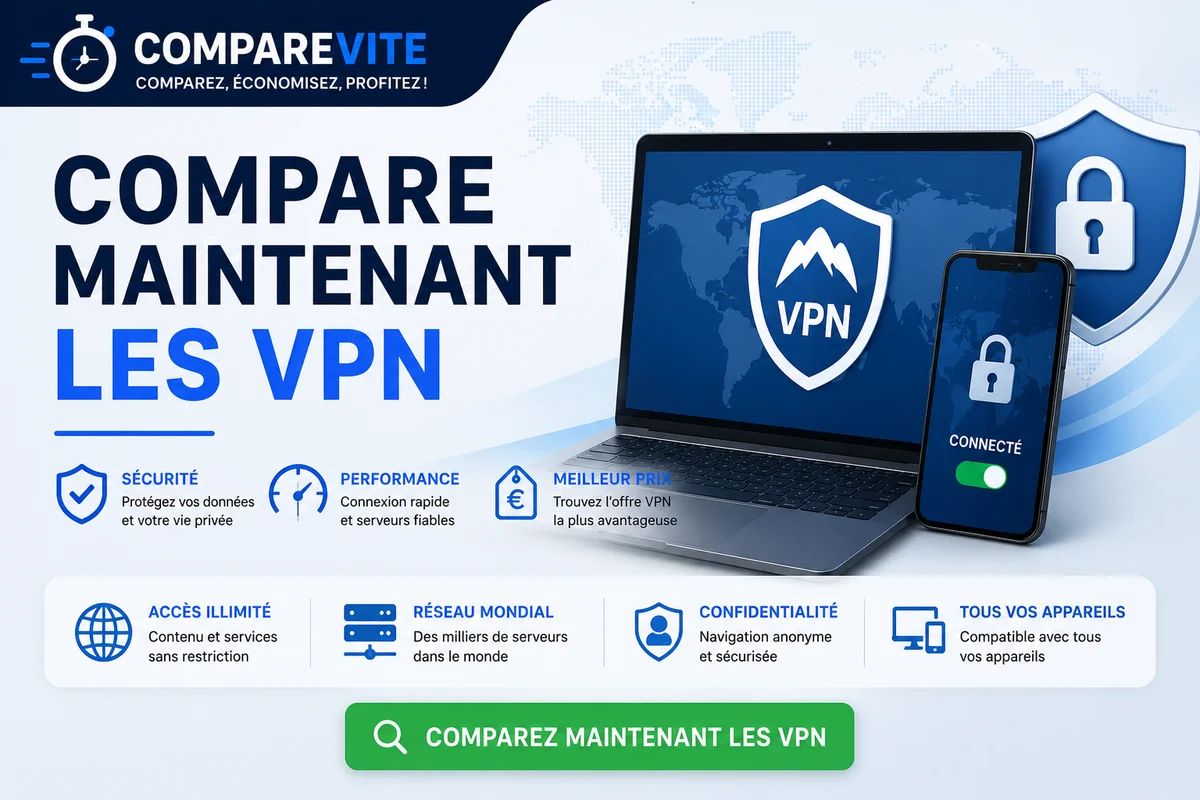 CompareVite compare désormais les VPN
