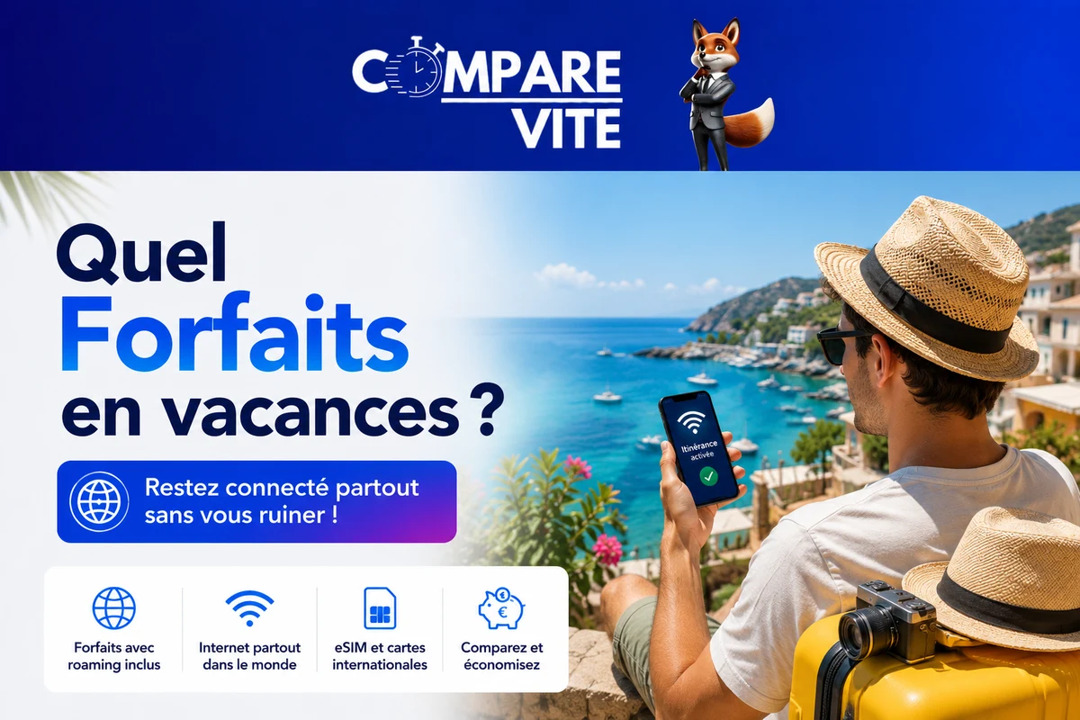 Forfait mobile en vacances 2026 : quelle offre pour l'étranger ?
