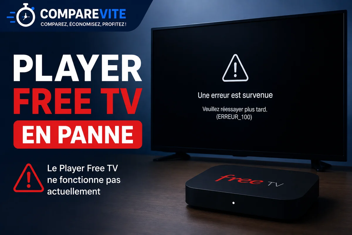 Player Free TV allumé mais rien à l’écran : la solution (bouton Reset)