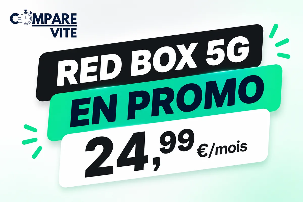 RED Box 5G à 24,99 €/mois : la box sans fibre baisse de prix