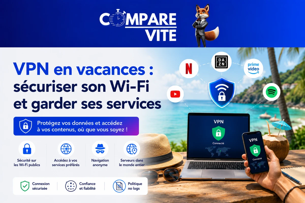 VPN en vacances : sécuriser son Wi-Fi public et garder ses services