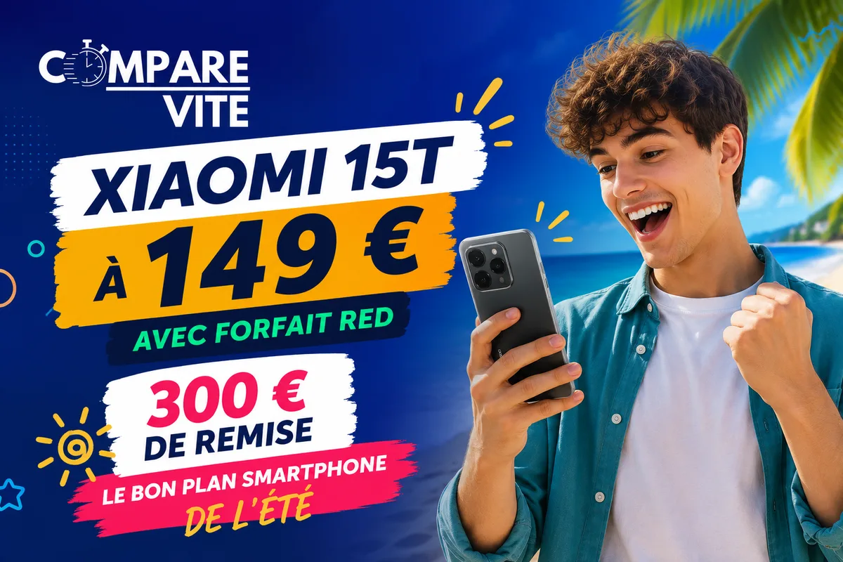 Xiaomi 15T à 149 € chez RED : 300 € de remise sur le flagship