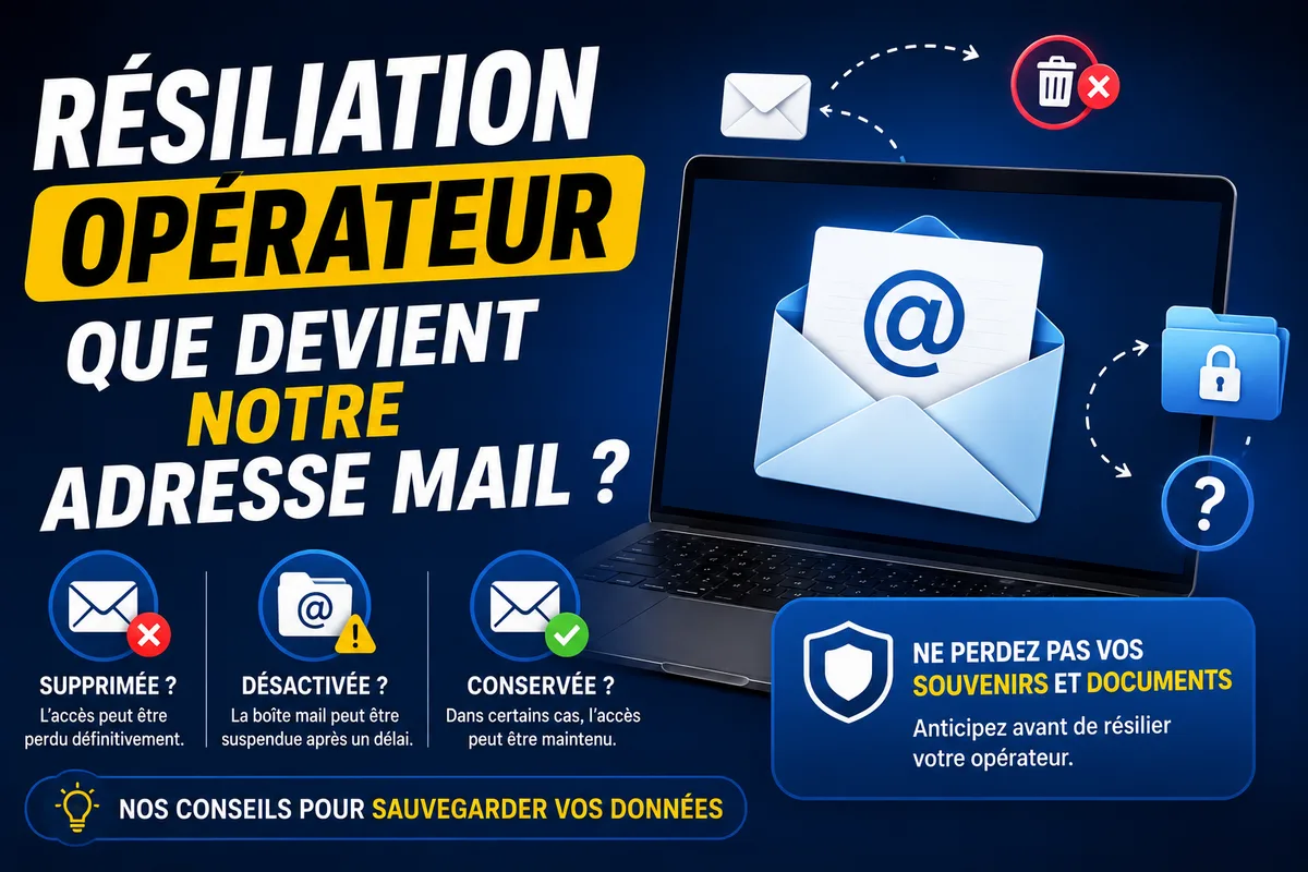 Adresse mail @sfr.fr, @orange.fr, @free.fr : que devient-elle quand vous changez d'opérateur ?