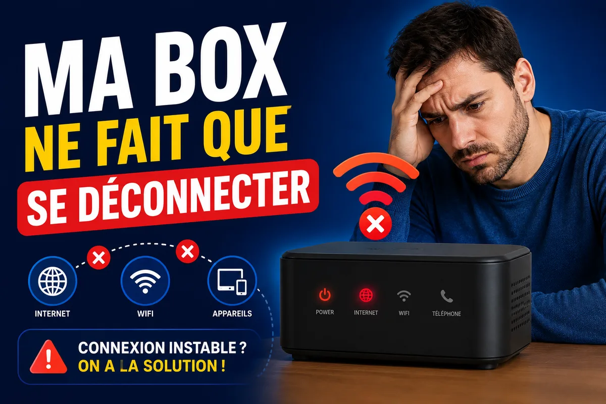 Votre box se déconnecte sans arrêt ? Les solutions qui marchent vraiment