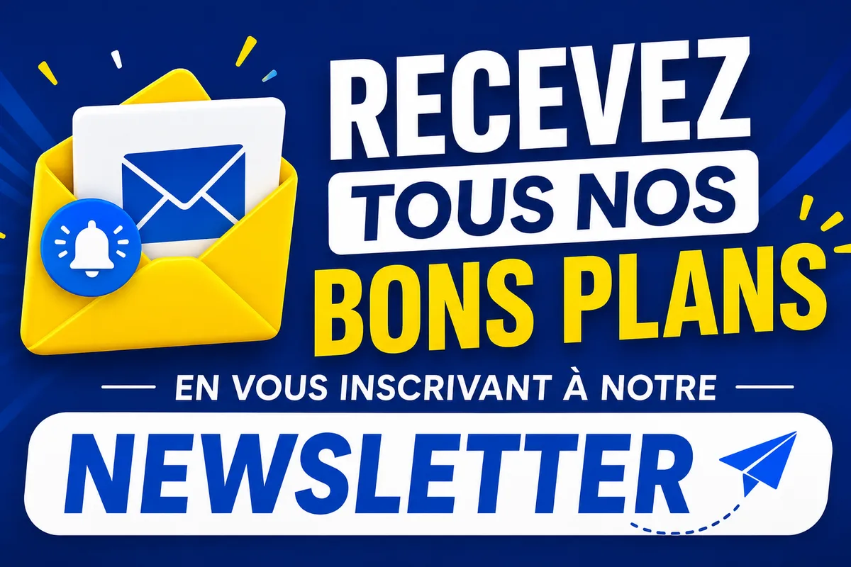Inscrivez-vous à la newsletter CompareVite : les bons plans chaque semaine