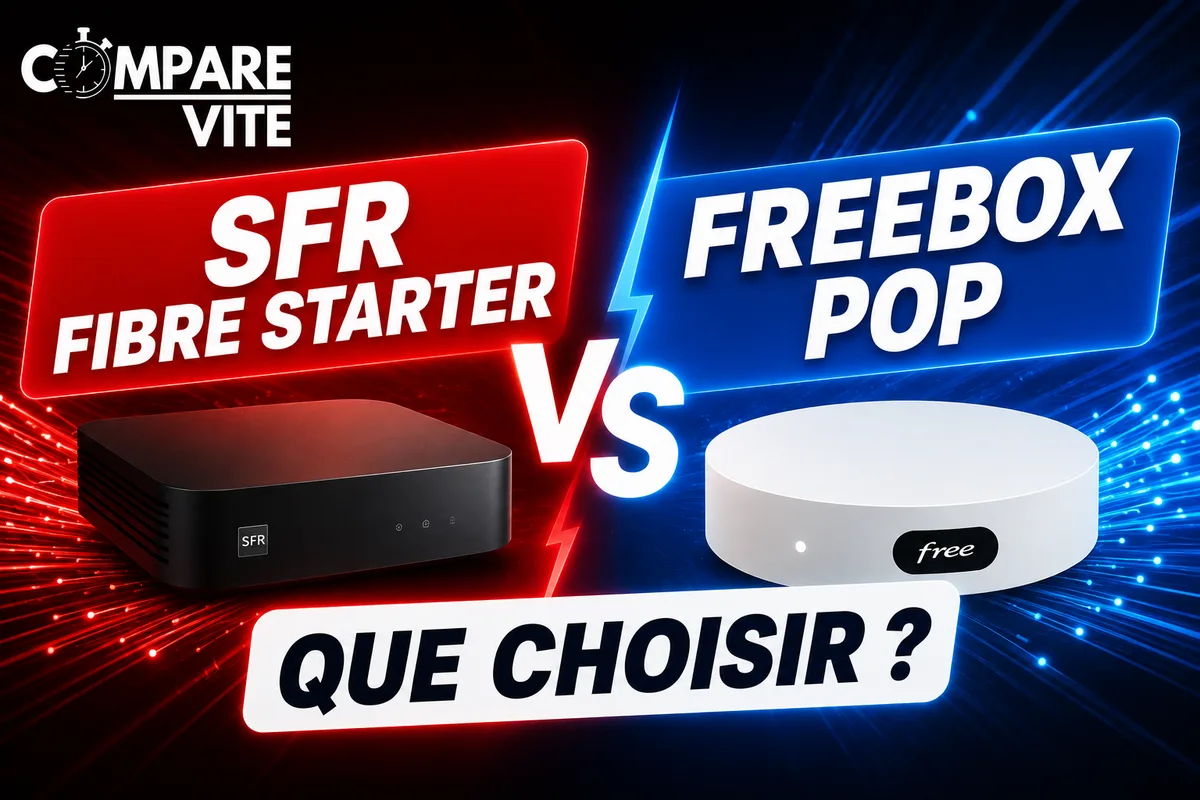 SFR Fibre Starter vs Freebox Pop : que choisir en 2026 ?