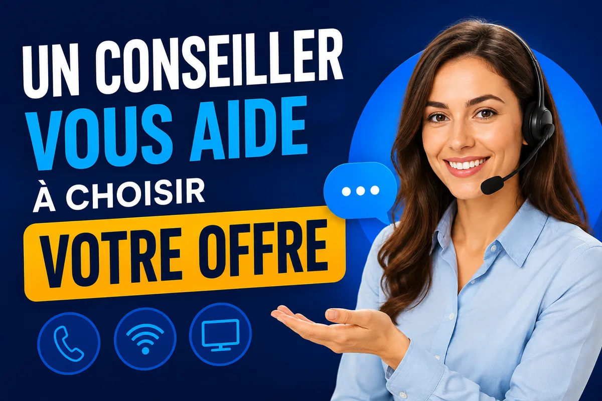 Choisir et souscrire votre offre avec l'aide d'un conseiller (gratuit)