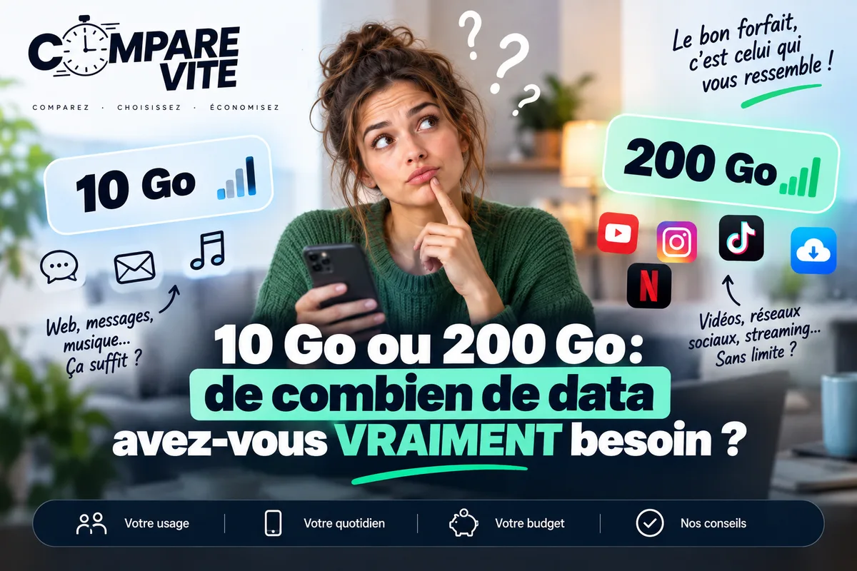 10 Go ou 200 Go : de combien de data avez-vous vraiment besoin ?