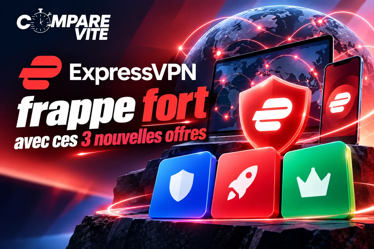 ExpressVPN frappe fort : 3 nouvelles offres jusqu'à -80 %
