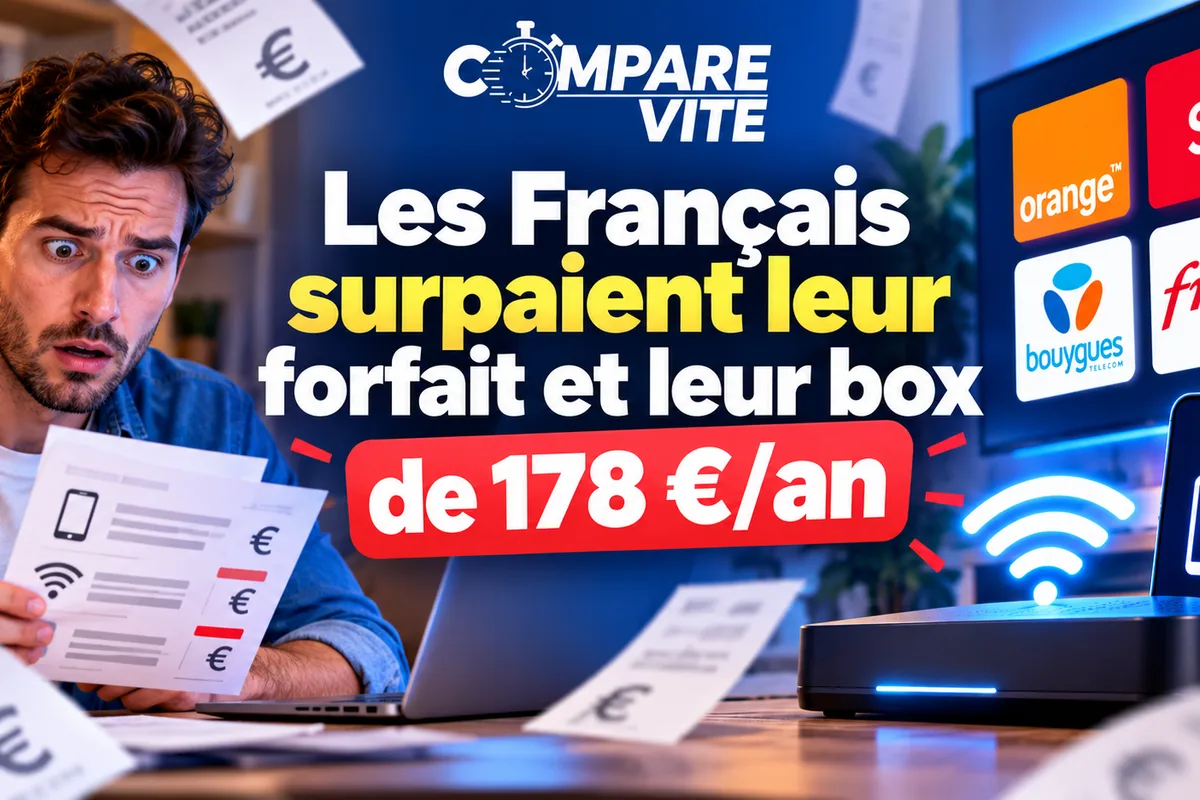 Les Français surpaient leur forfait et leur box de 178 €/an