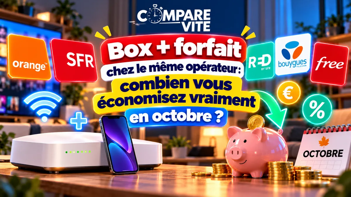 Box et forfait chez le même opérateur : économisez vraiment en octobre 2026