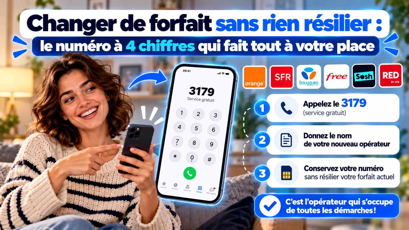 Changer de forfait sans rien résilier : le numéro à 4 chiffres qui fait tout à votre place