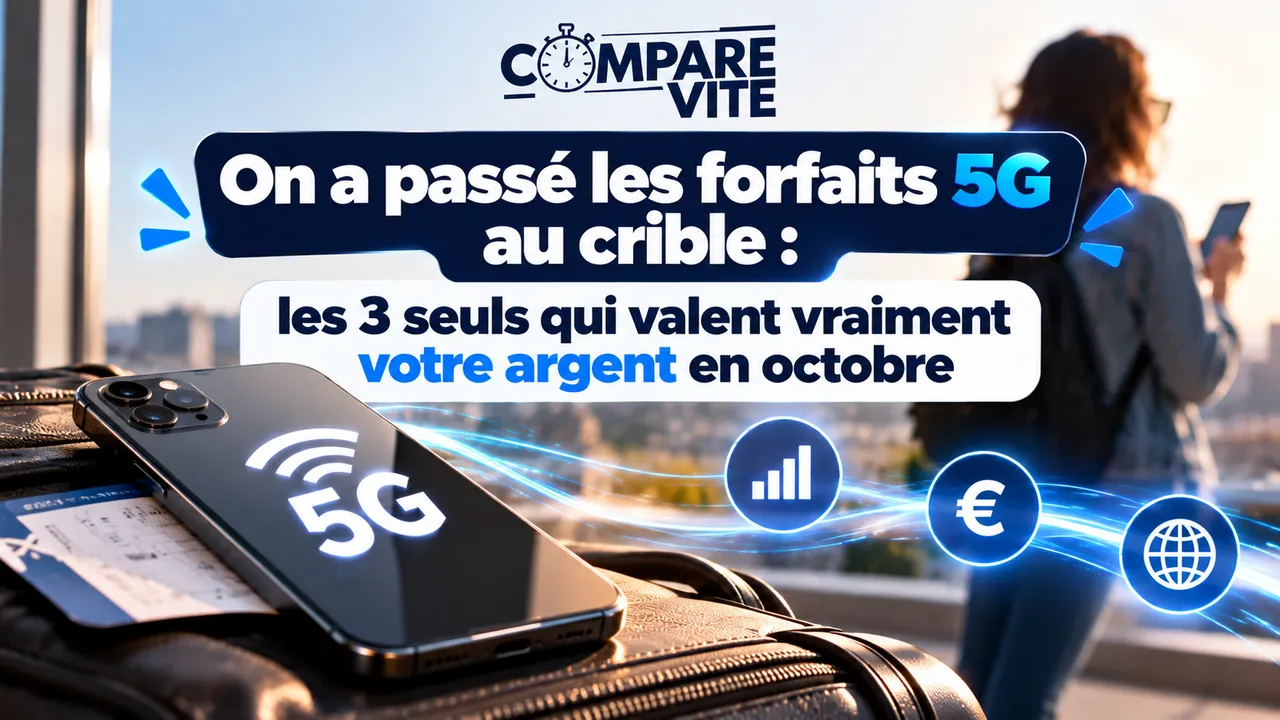 On a passé les forfaits 5G au crible : les 3 seuls qui valent vraiment votre argent en octobre