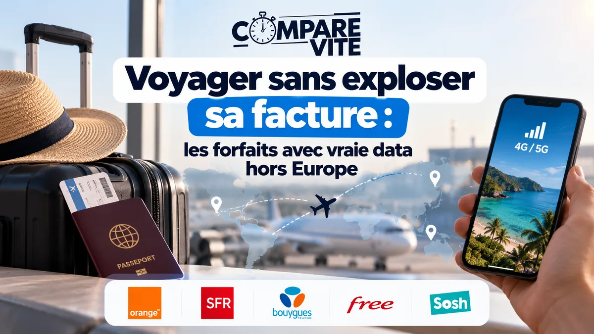 Forfaits avec data hors Europe : voyager connecté sans exploser sa facture