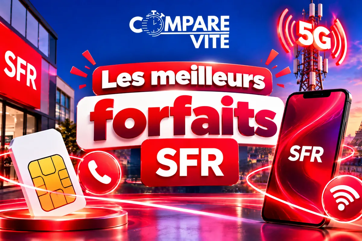 Les meilleurs forfaits SFR du moment : 80, 200 et 500 Go en 5G