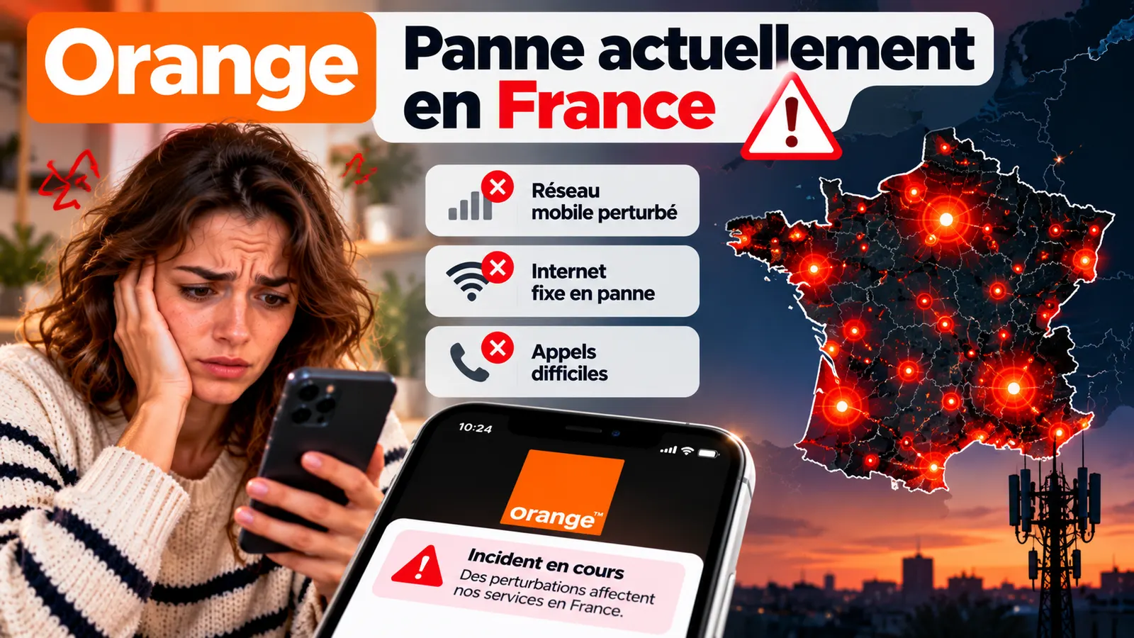 Panne chez Orange, ce que l'on sait !