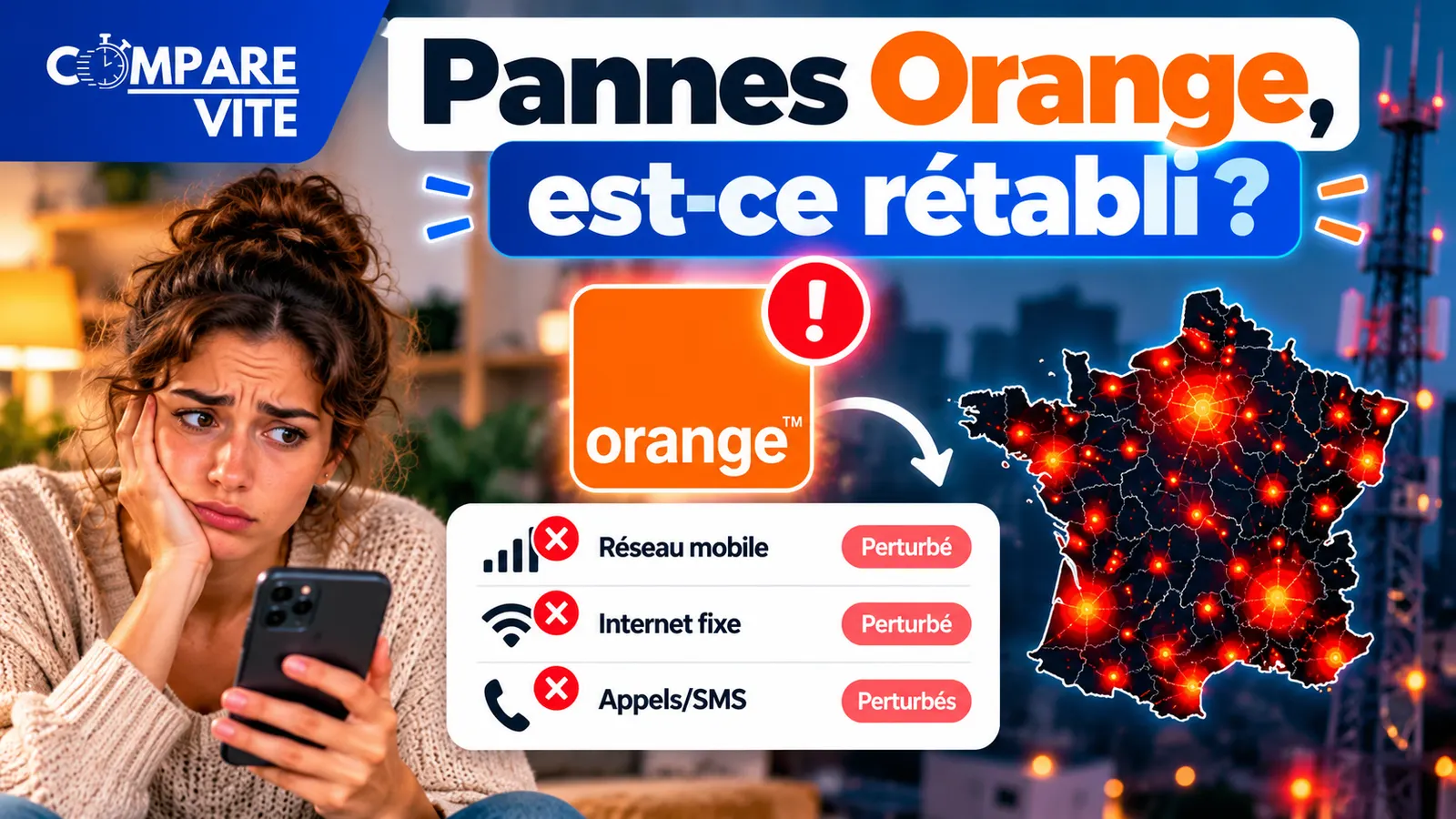 Panne Orange : réseau rétabli après près de 10 heures, le bilan