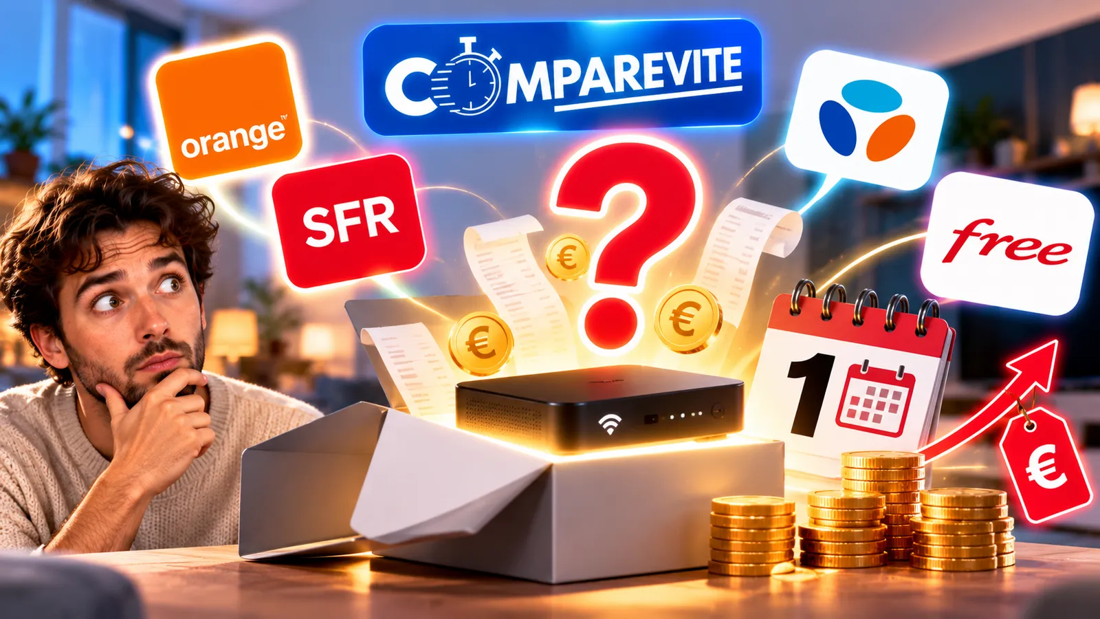 Box internet : ce que vous allez vraiment payer la première année